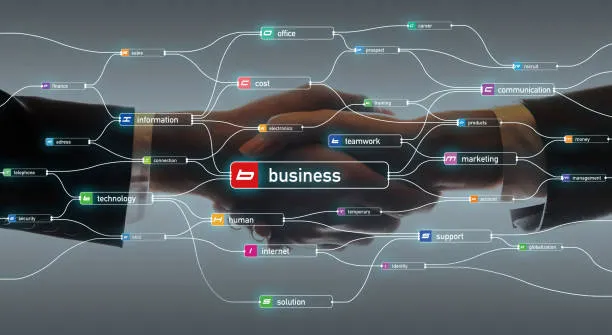 Team collaborating in a modern workspace